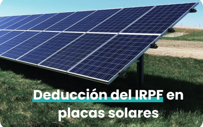 Deducción del IRPF en placas solares